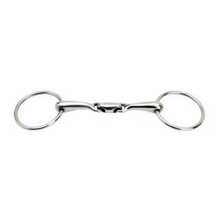 Two-ring snaffle bit with double stainless steel seal Horka