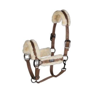 Halter for horse with fake fur lining Horze Marquess
