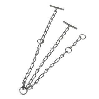 Simple zinc-plated cow chain with carabiner Kerbl