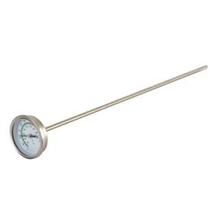 Stainless steel rod thermometer with probe Kerbl