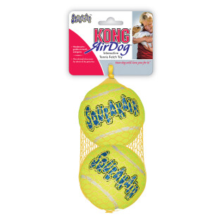Tennis ball for dogs Kong Air Squeakair (x2)