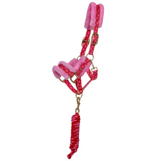 Halter and lead rope set QHP Valentine
