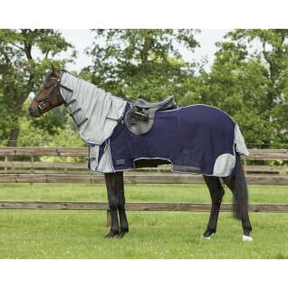 Anti-fly blanket for horses with high neck QHP