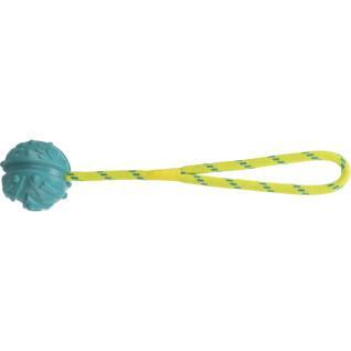 Set of 3 play ropes with ball for dogs Trixie Aqua Toy