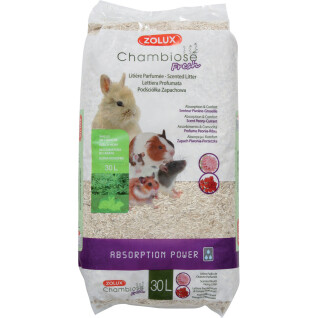 Peony redcurrant" scented chambiose litter for rodents Zolux