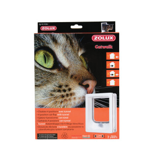 4-position cat flap with tunnel Zolux Catwalk