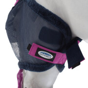 Horse anti-fly mask in durable mesh with ear protection and tassels Weatherbeeta Comfitec Deluxe