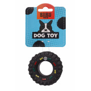 Tire dog toy with bone print BUBU Pets