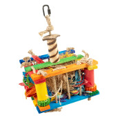 Wooden bird toy with sisal Duvoplus Coco