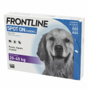 Pest control for dogs Frontline de 20/40 kg Spot On (x6)