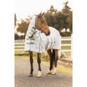 Fly blanket with neck cover and belly flap Horze Defender