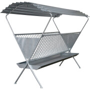 Forage rack for small sheep with roof Kerbl