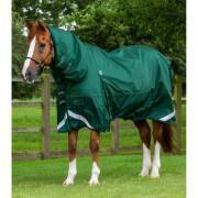 Waterproof outdoor horse blanket with neck cover Premier Equine Buster Storm Classic 220 g