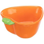 Carrot ceramic bowl for rodents Trixie (x4)